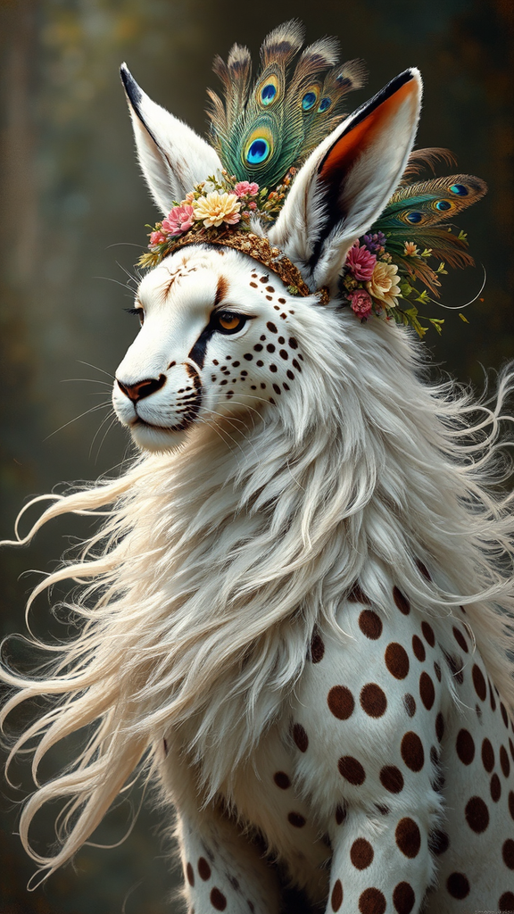 Hybrid creature with long