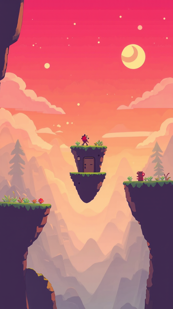 Quirky indie platformer gameplay