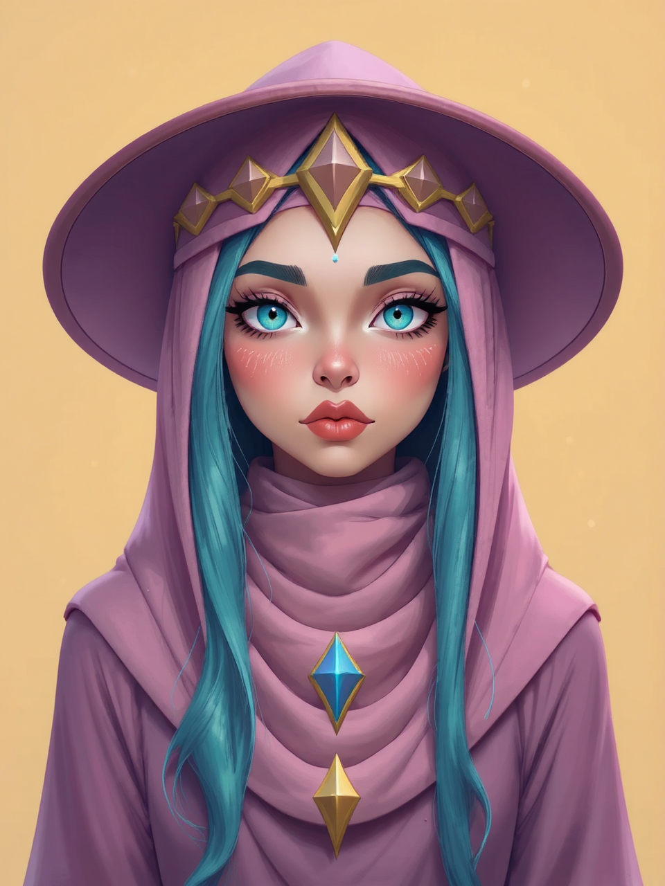 Medium portrait of a