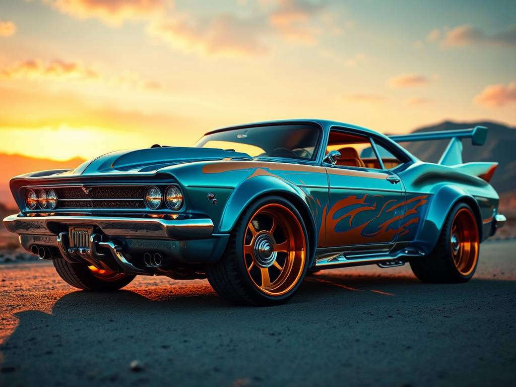 Hot Wheels model in