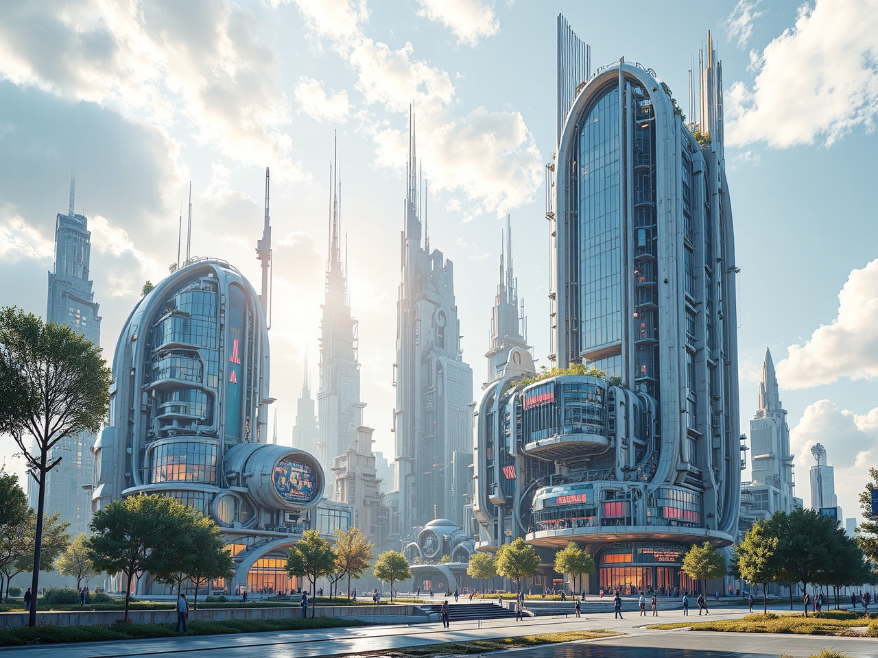 Buildings in sci-fi architectural