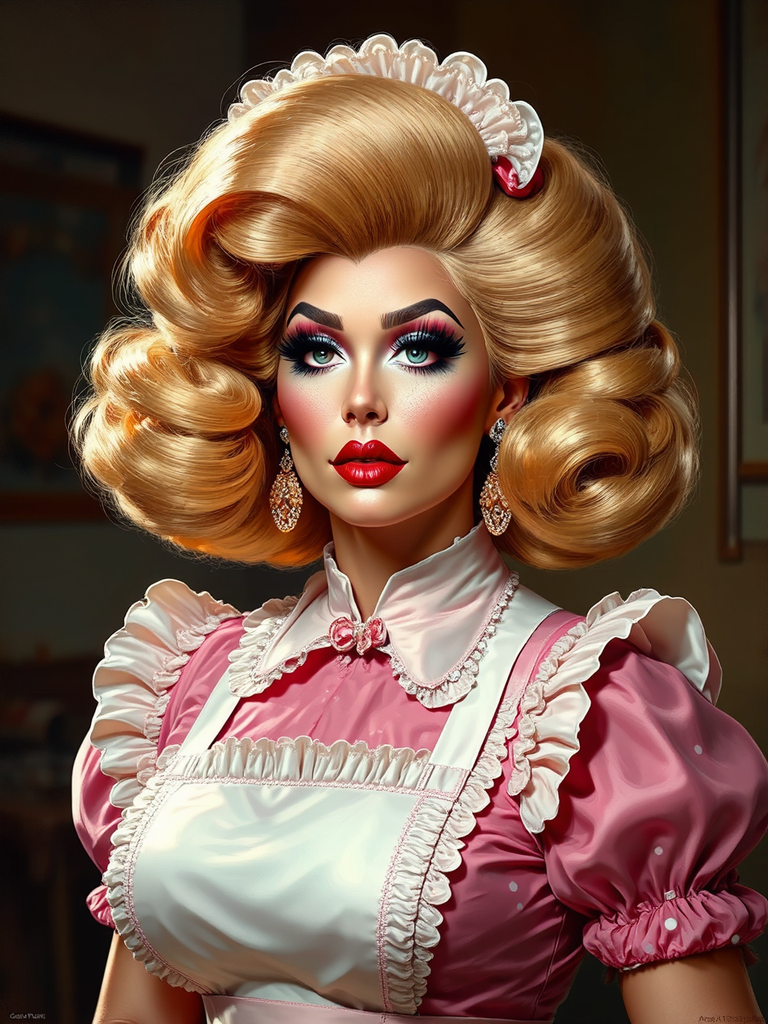 Drag queen in 1950s