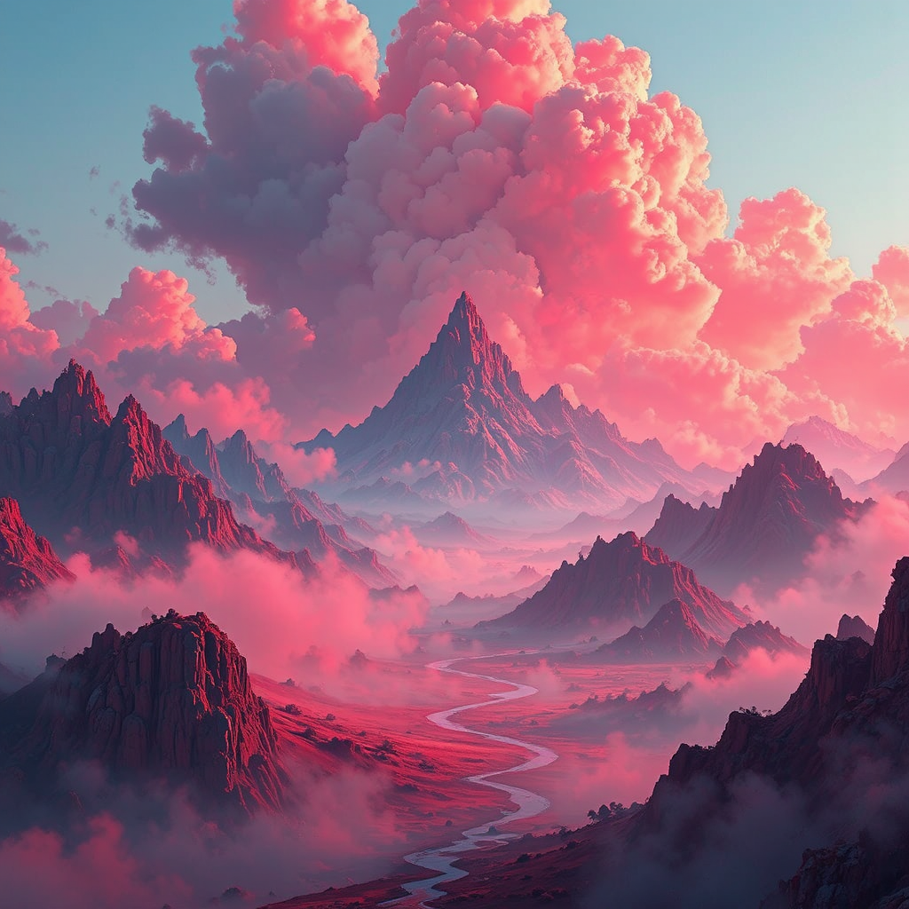 Beautiful, epic landscape in