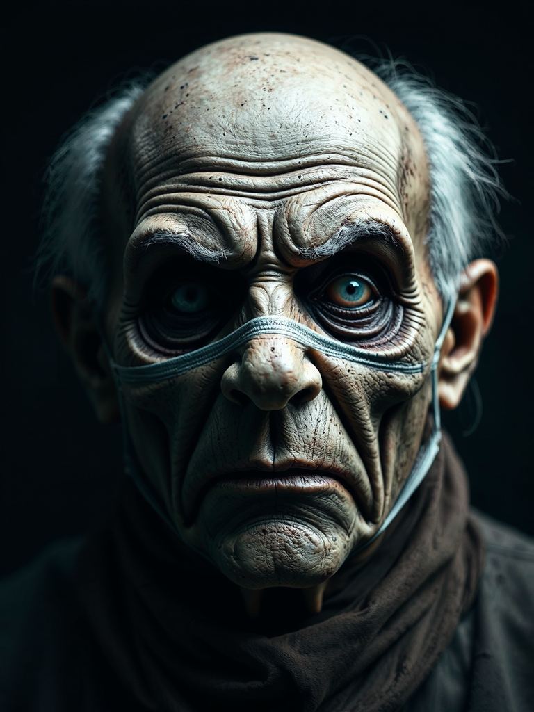 An old man with