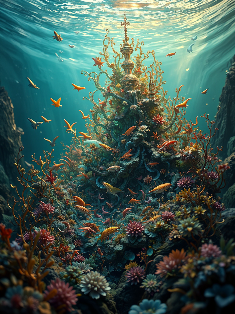 A highly detailed digital