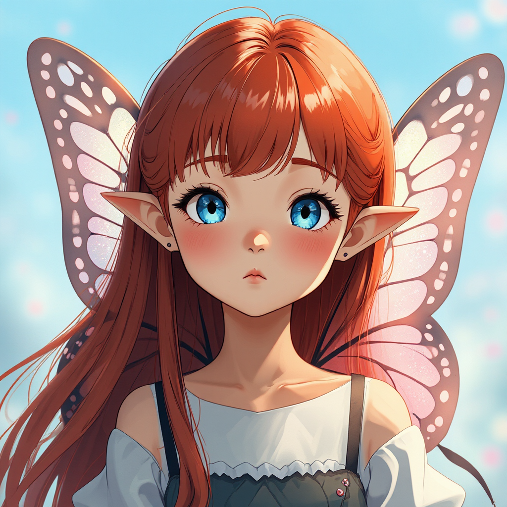 Woman with anime-inspired features.