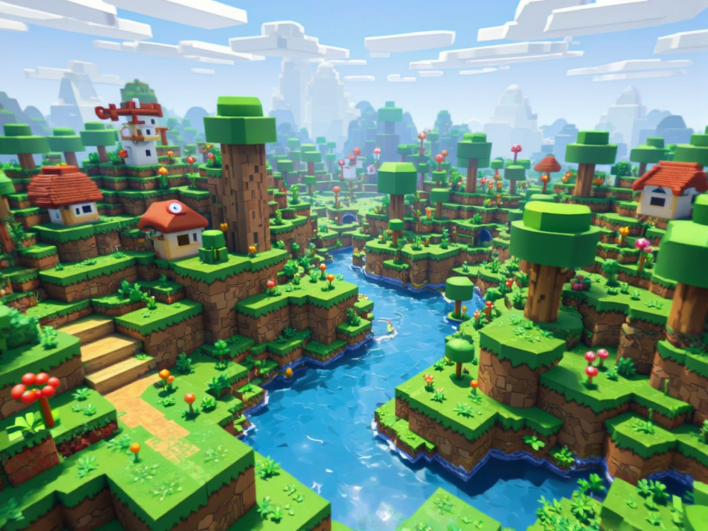 Minecraft game with Paper