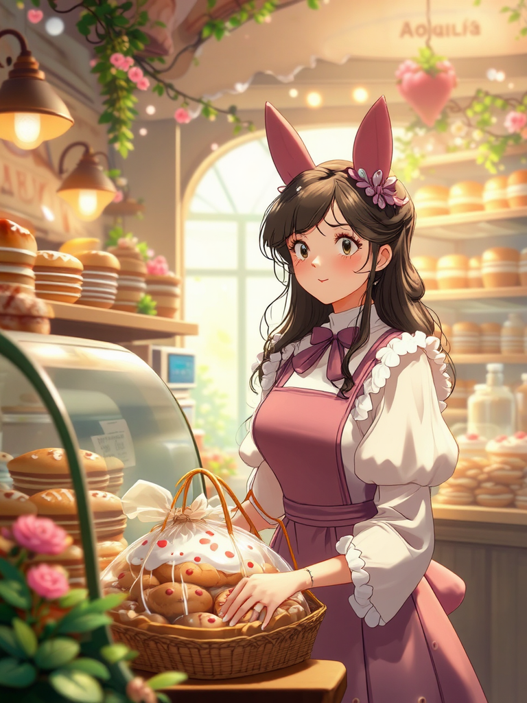 Adorable woman in a