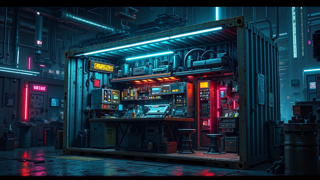 Small sci-fi machine shop