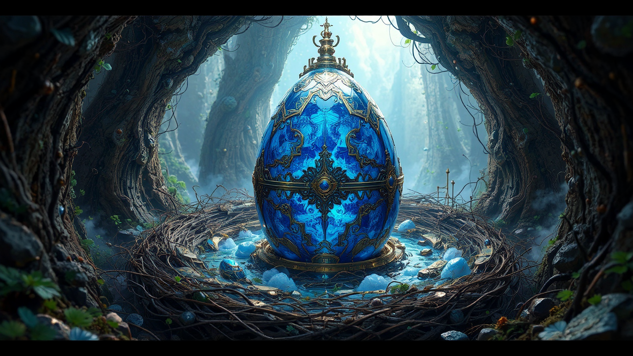 Steampunk machinery creates a