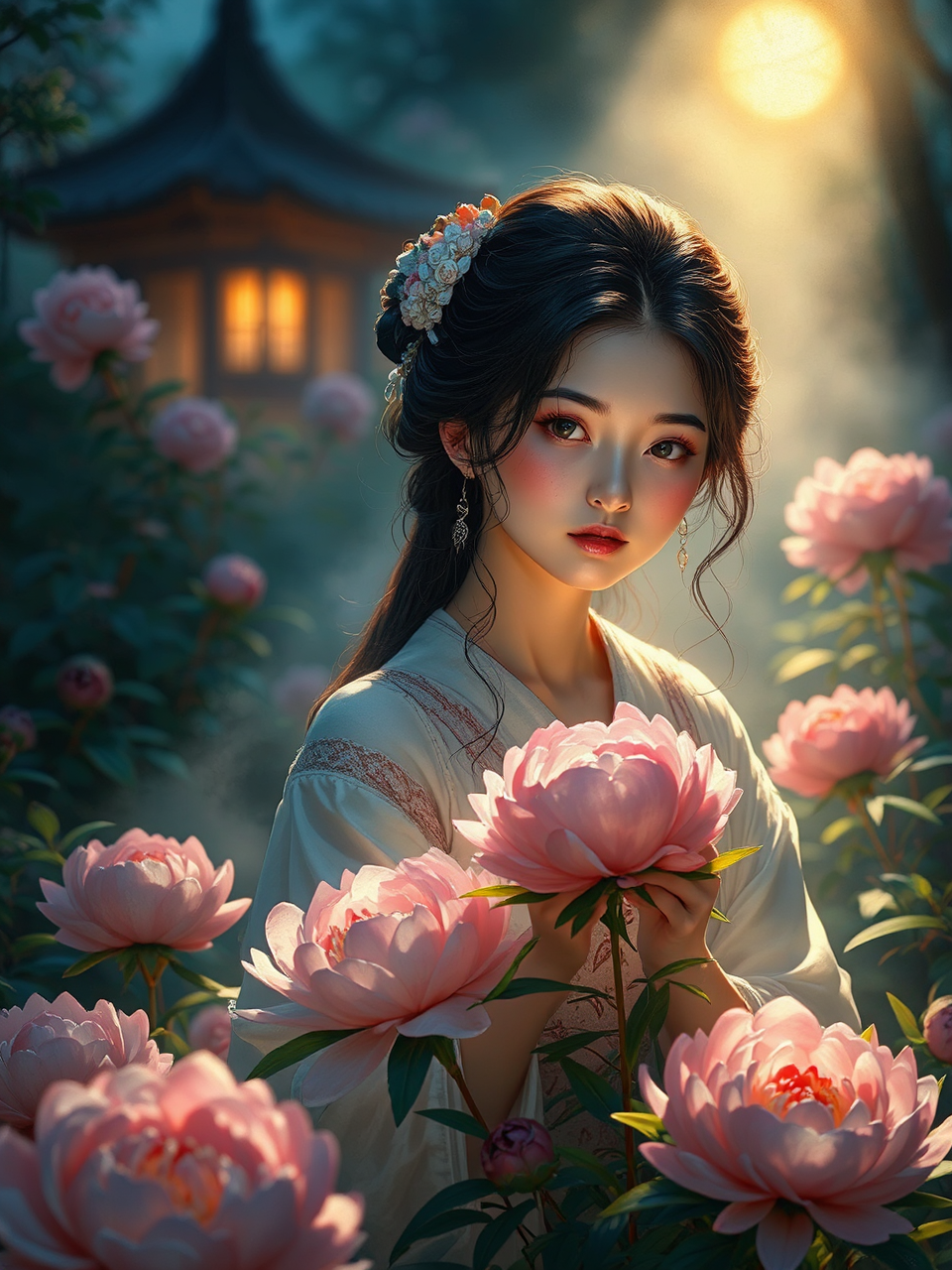 Woman in a Japanese