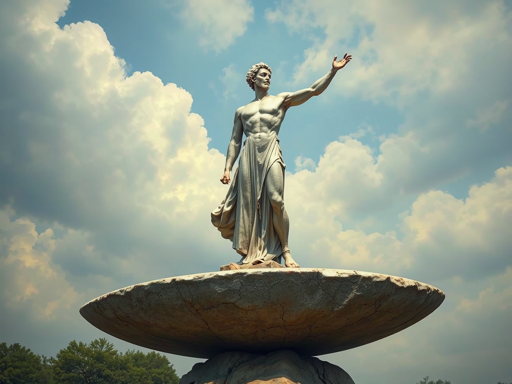 Statue of a man