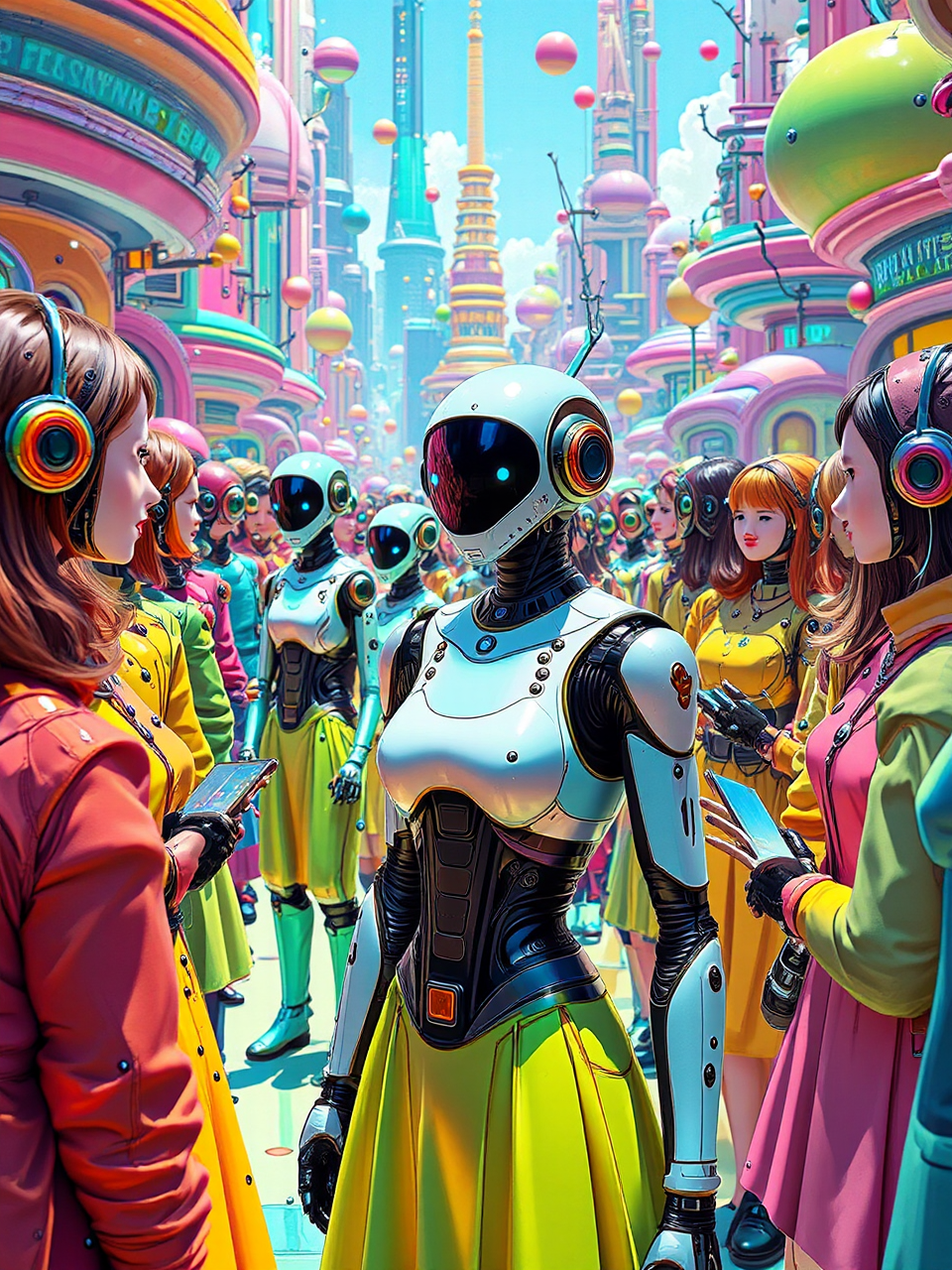 Robots Bring Joy to Citizens