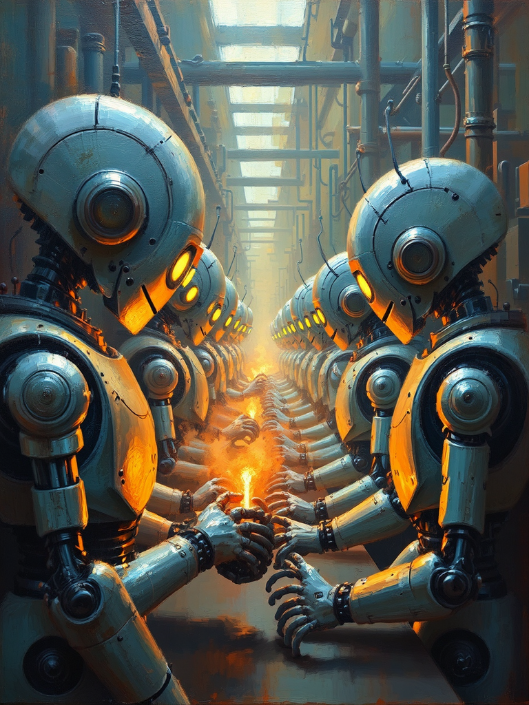 Robots manufacturing other robots