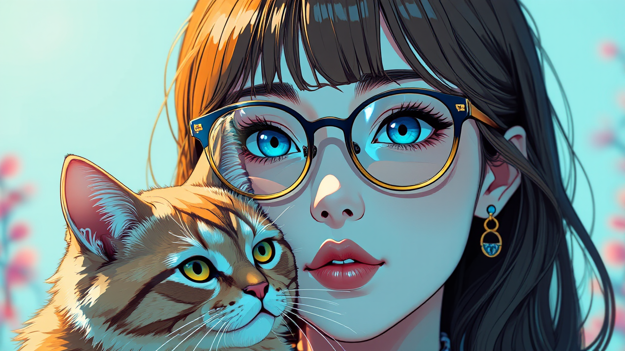 Anime portrait of a