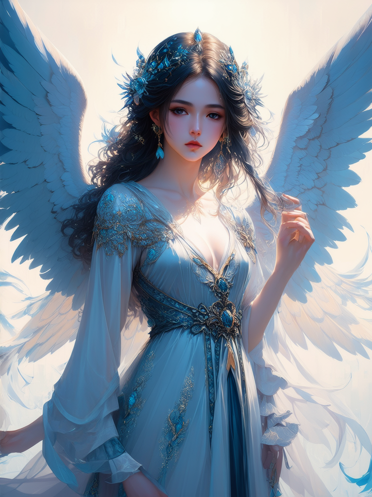 Female angel with a