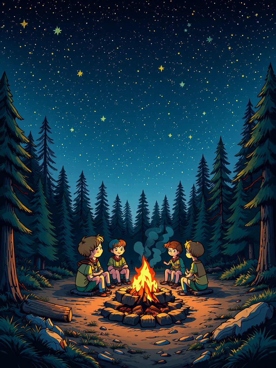 Cartoon illustration of a