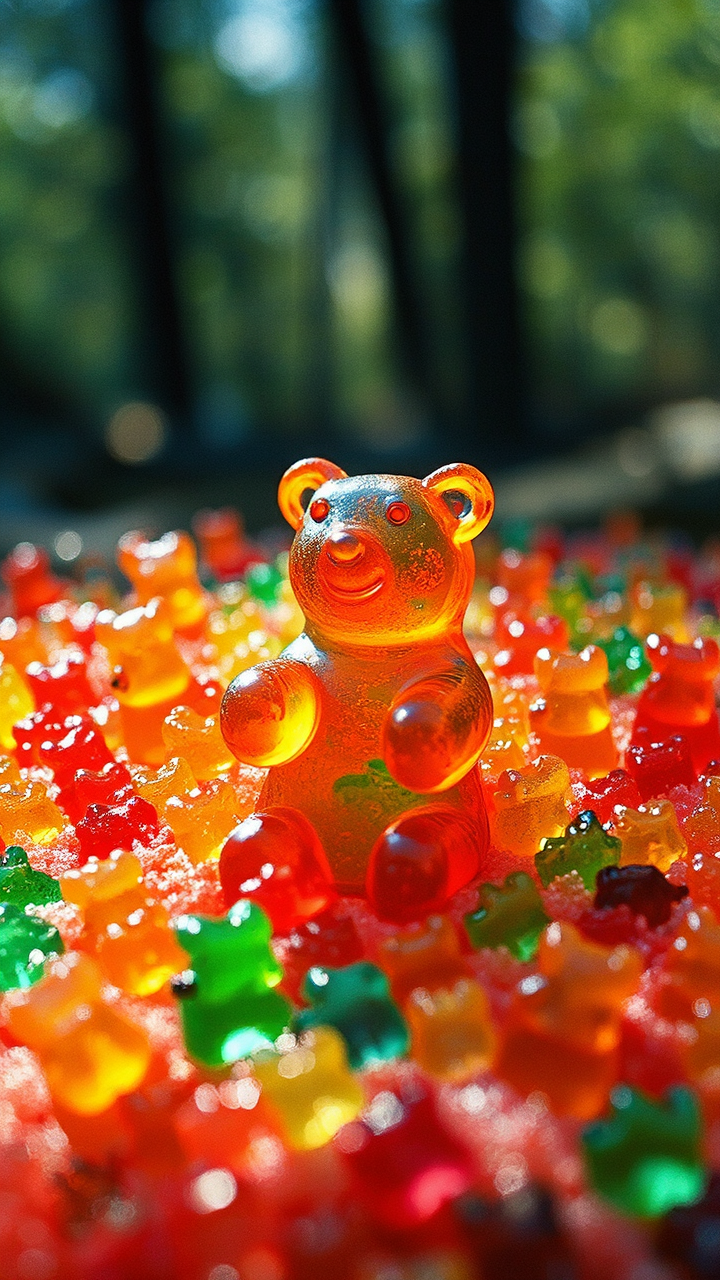 Gummy bears in a