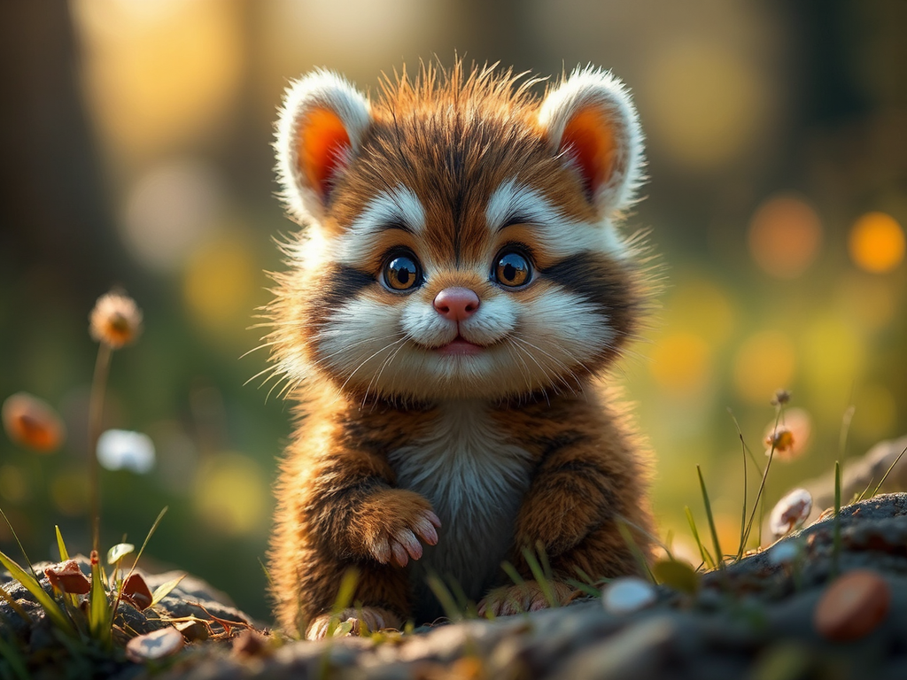 A small furry animal