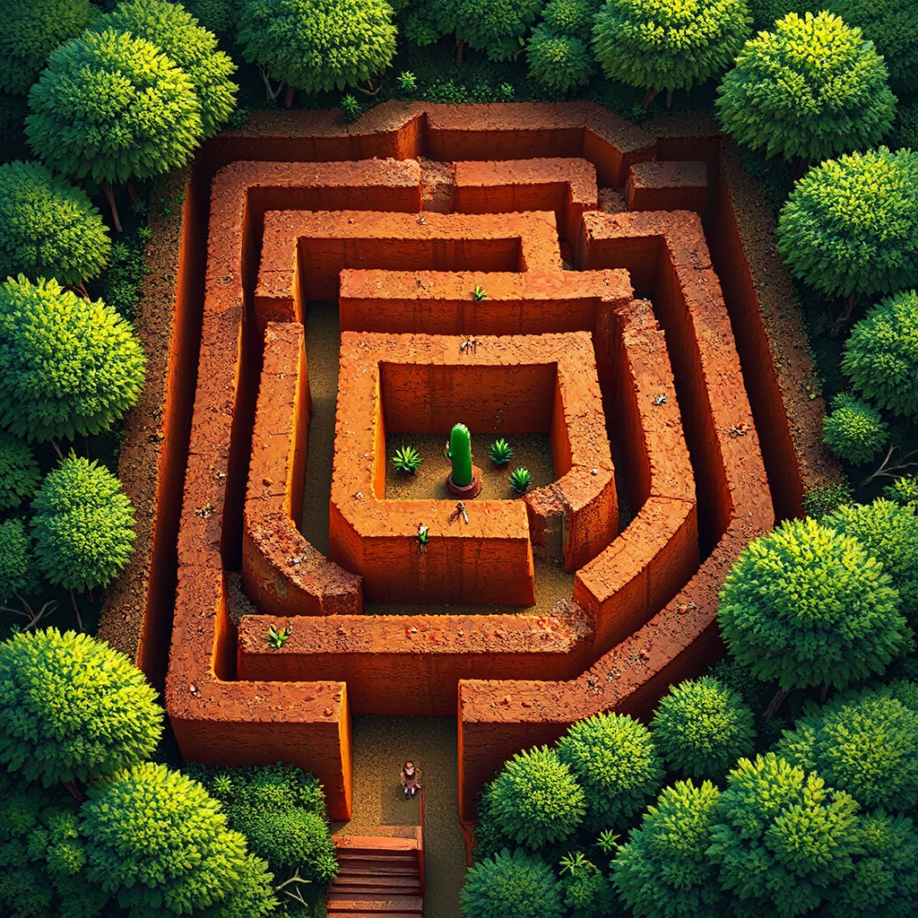 Two-dimensional maze