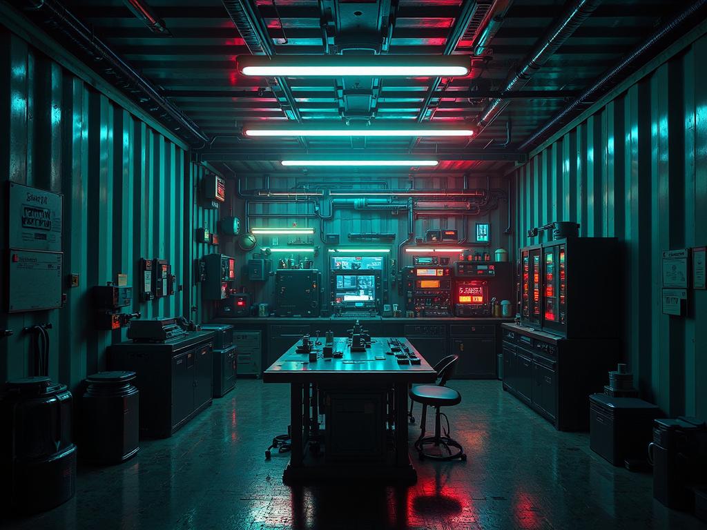 Small sci-fi machine shop