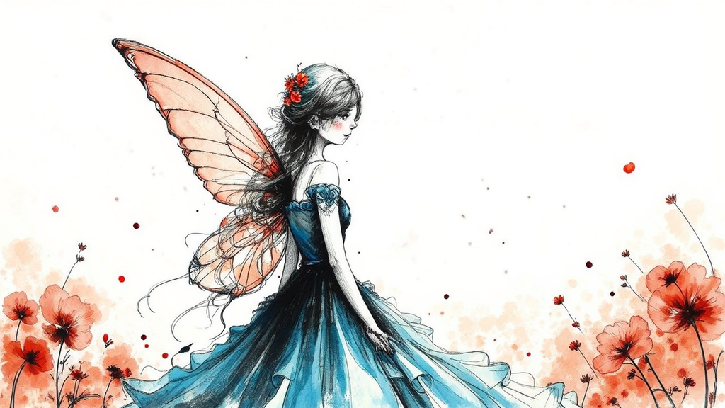 Young fairy in an