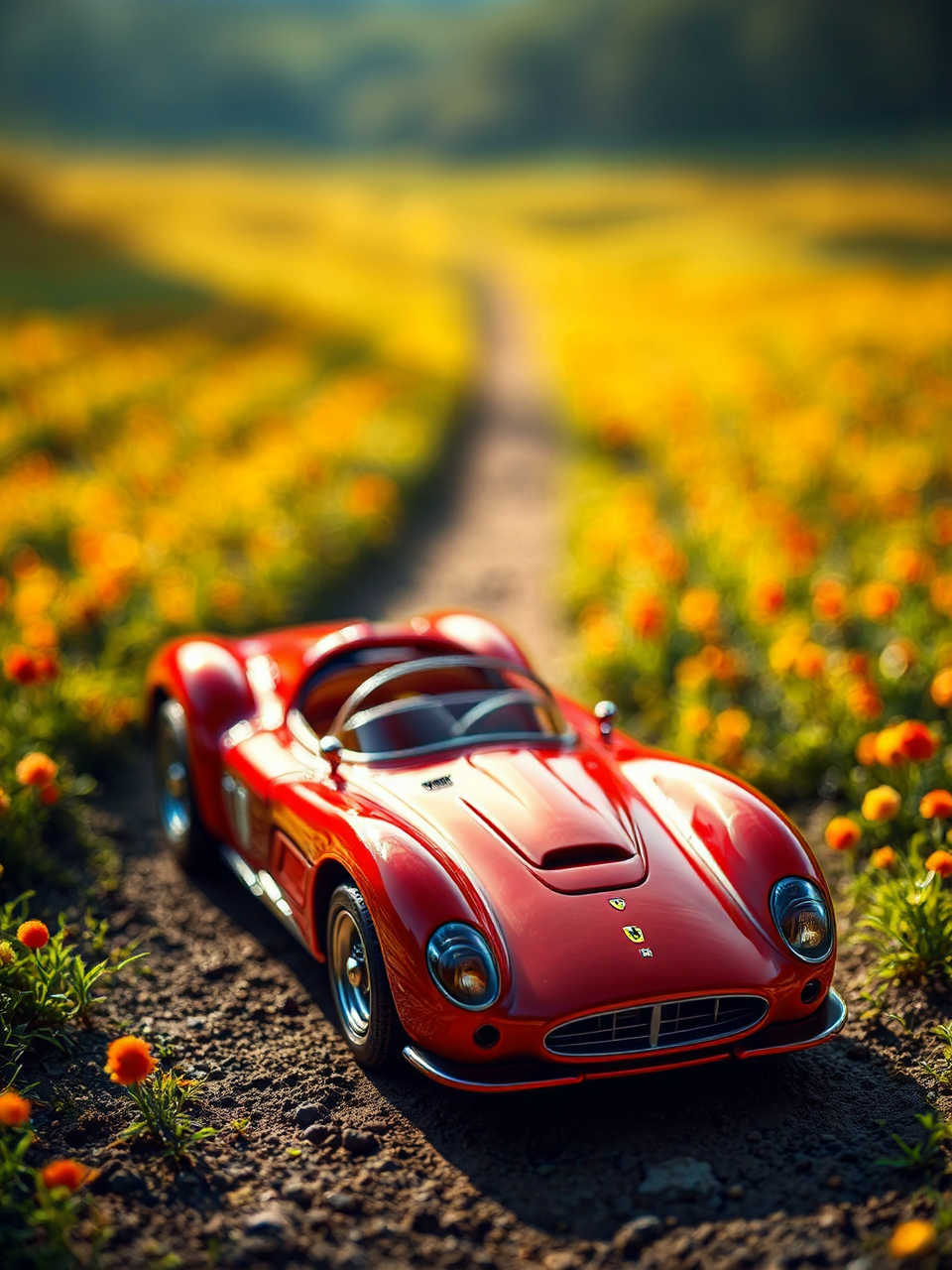 Red Ferrari Hot Wheels