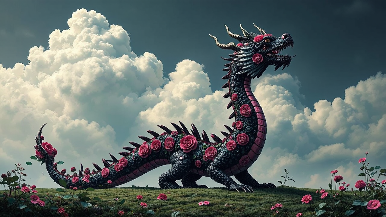 Black rose symbolizes a