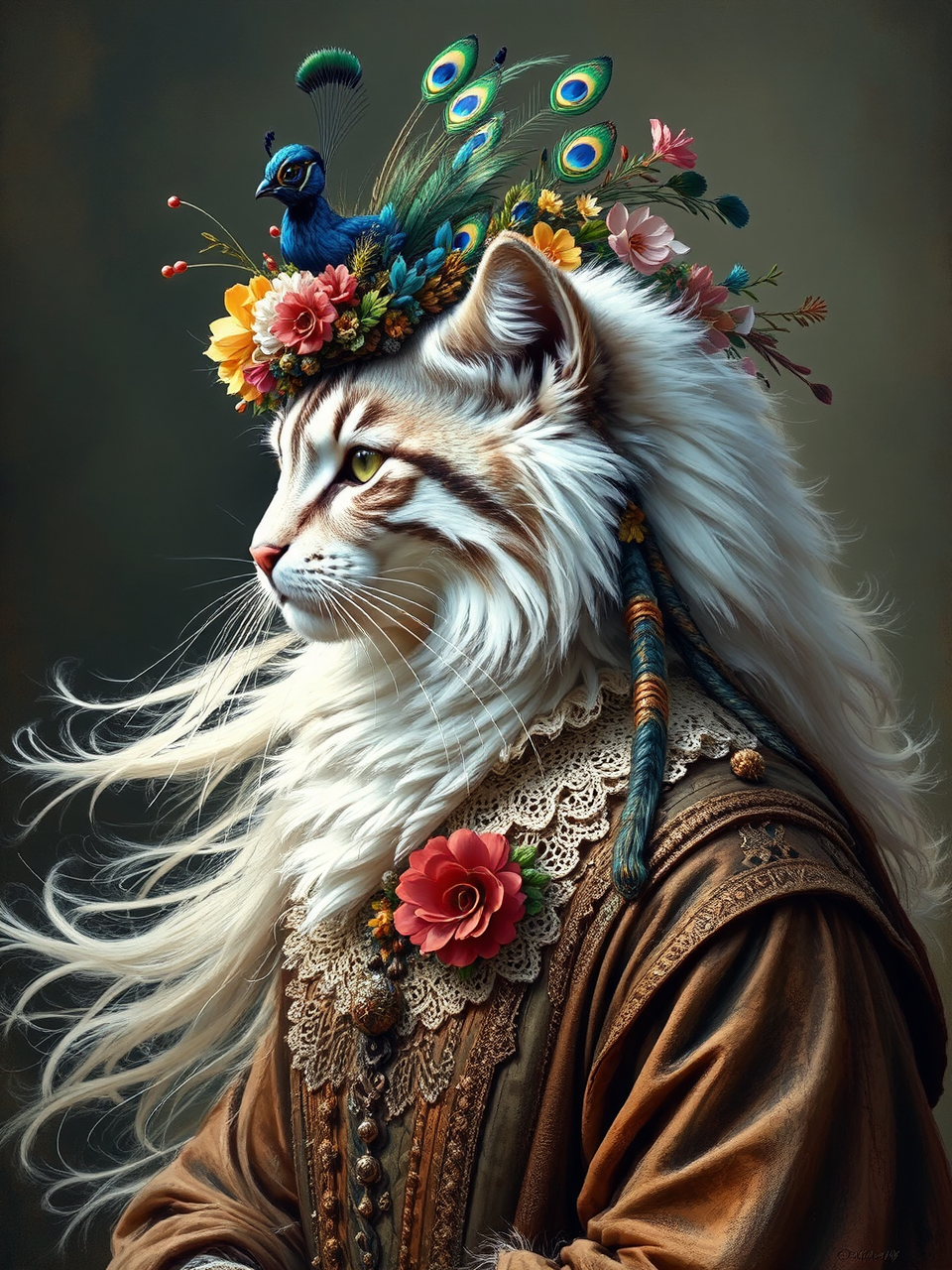 Portrait of a wolf
