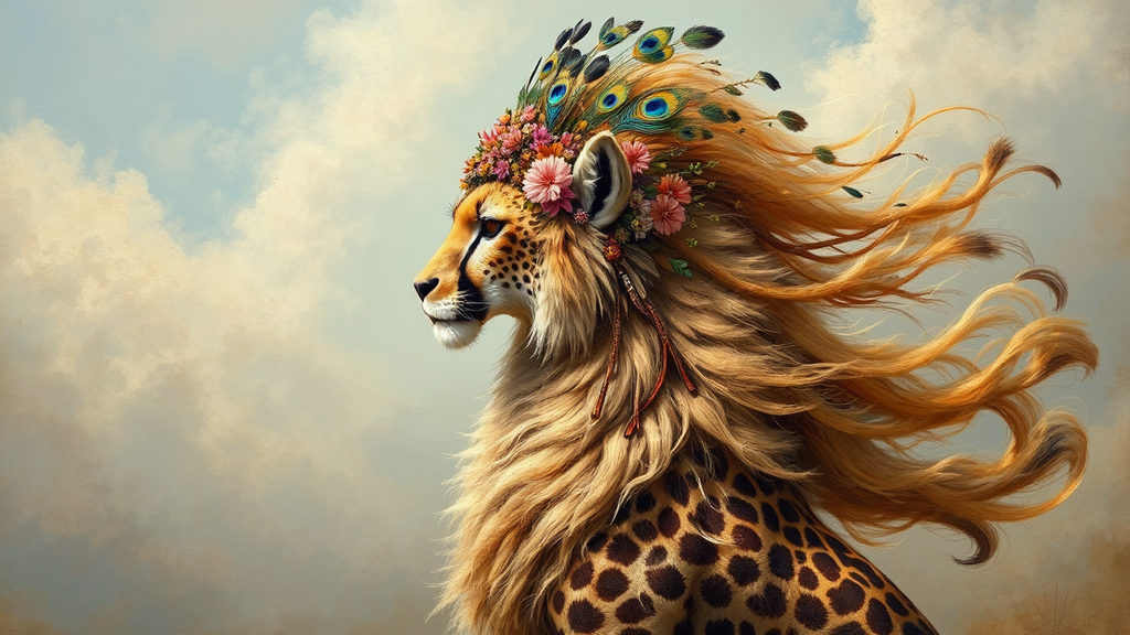 Regal mixed creature with