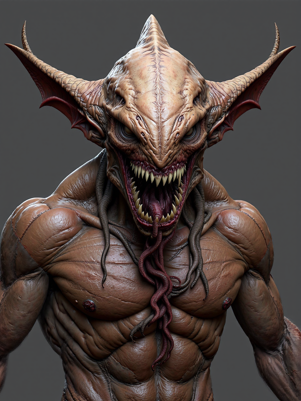 Game character with sharp