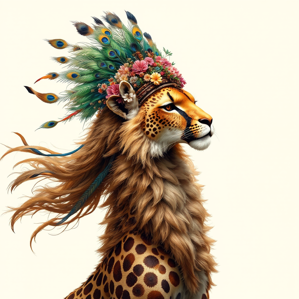 Hybrid creature with fur
