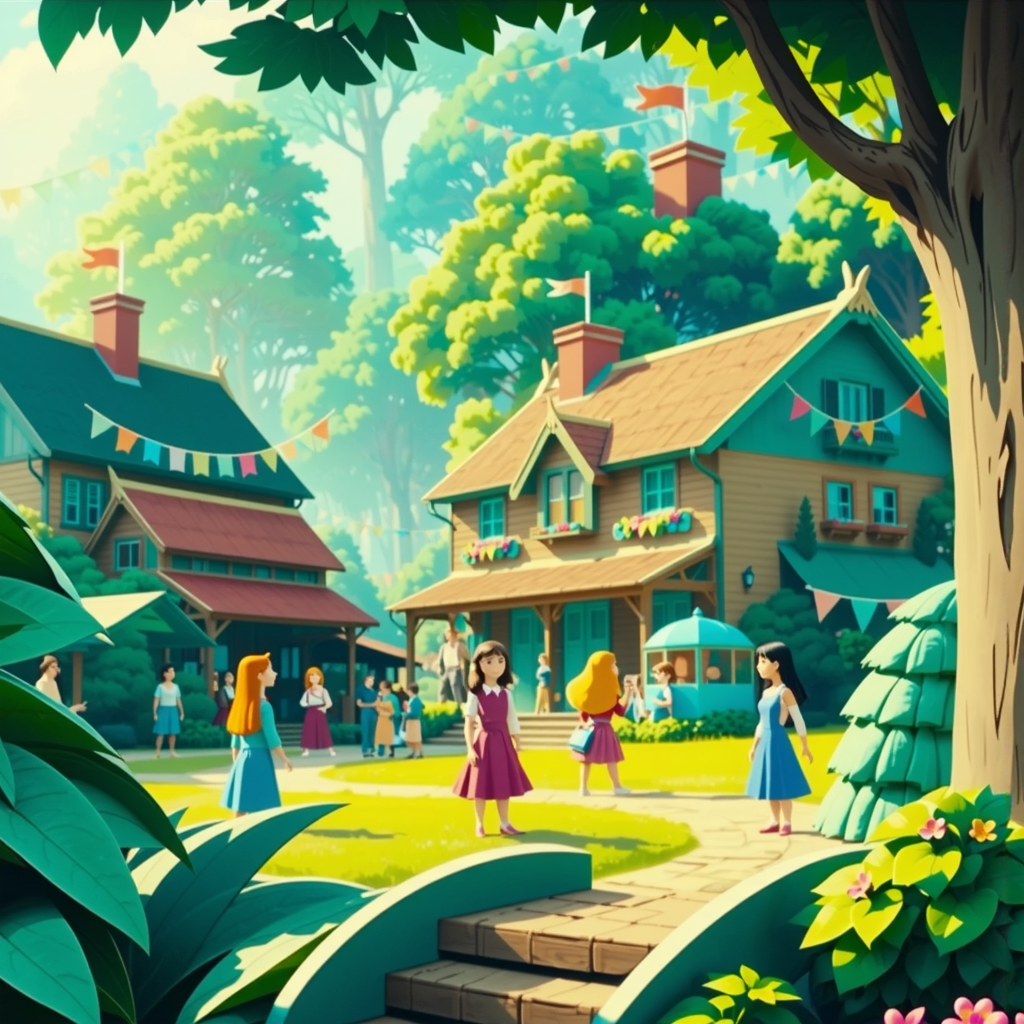 A village in a