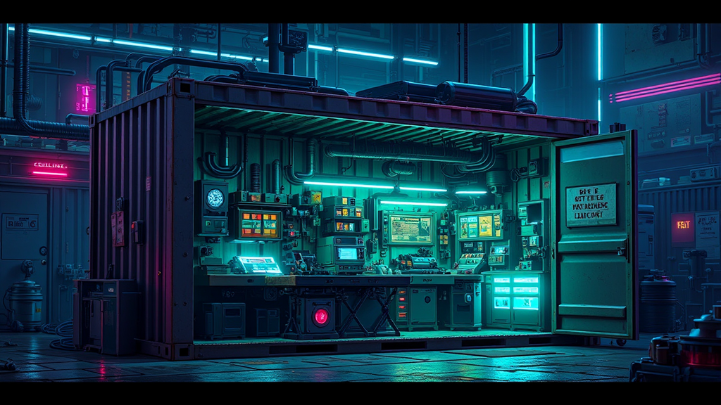 Small sci-fi machine shop