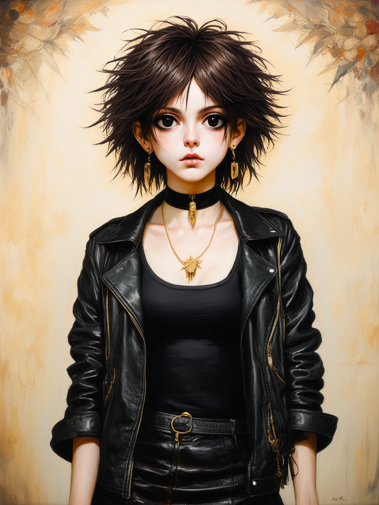 A young girl with