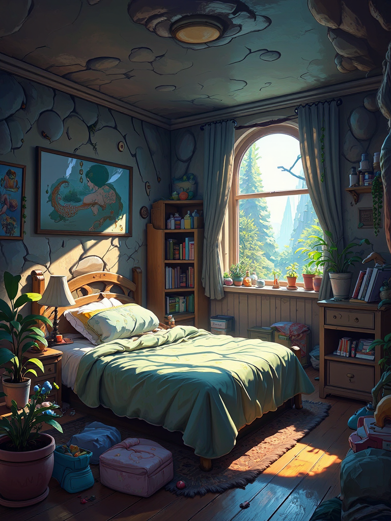 Child in a fantasy