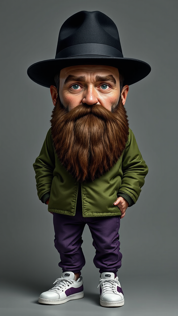 Man with beard and