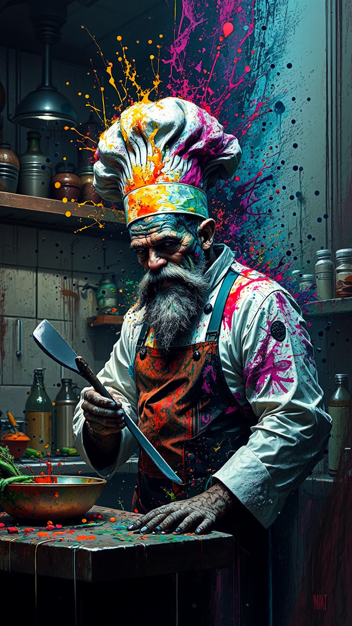 Deep-sea chef in an