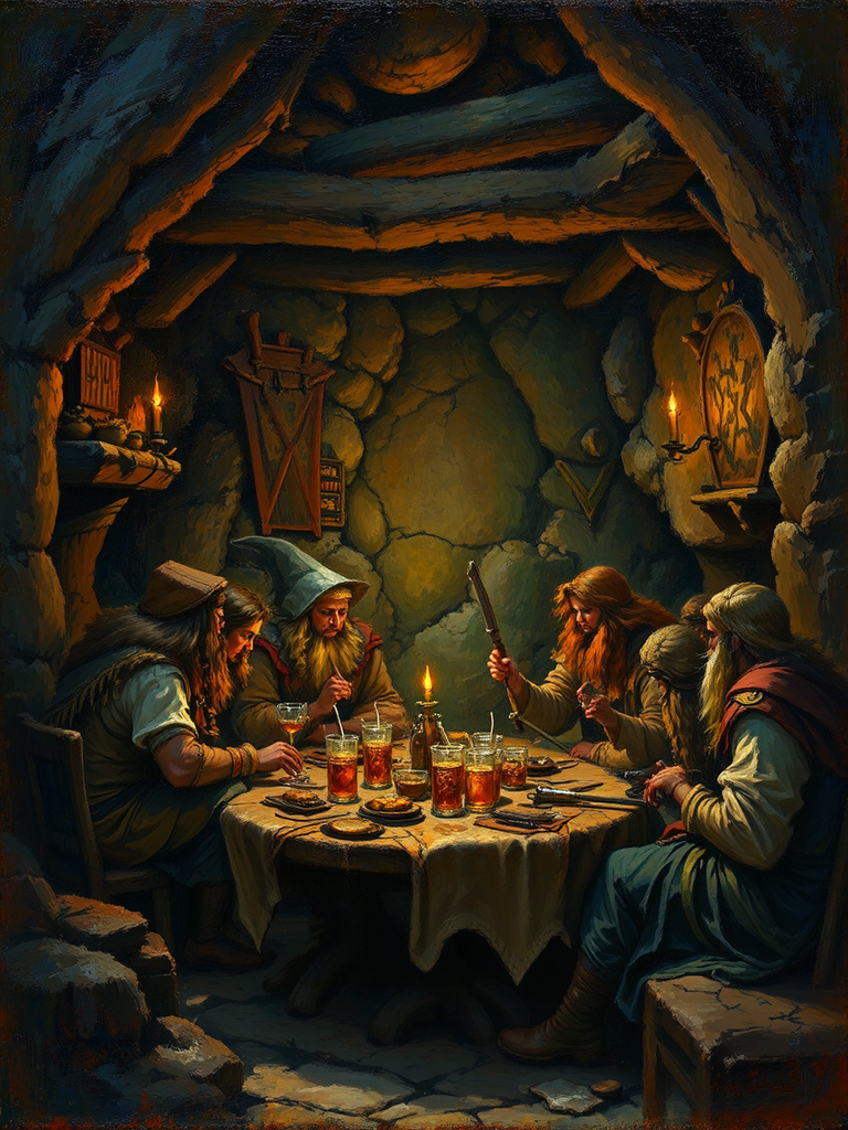 Group of adventurers in