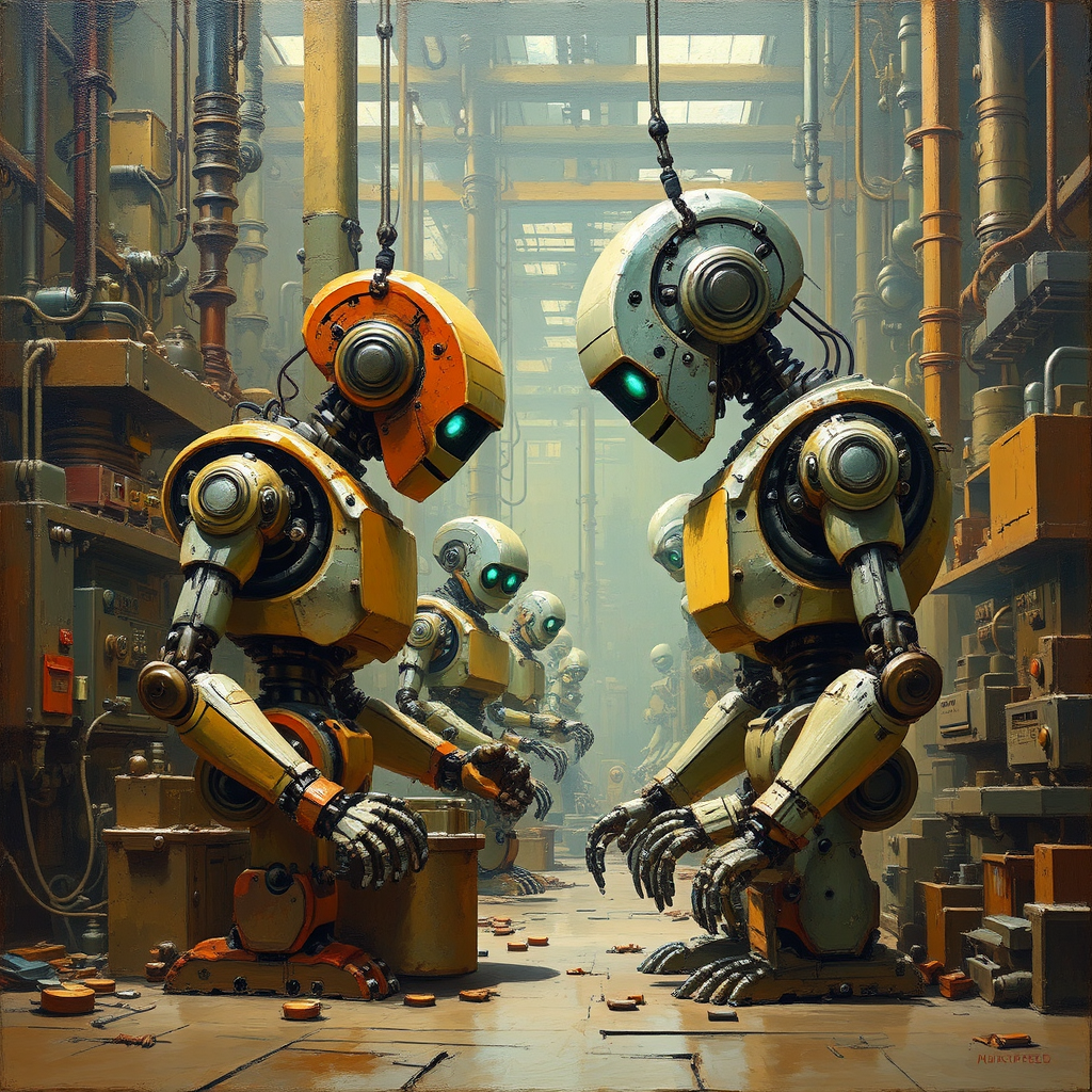 Robots building other robots