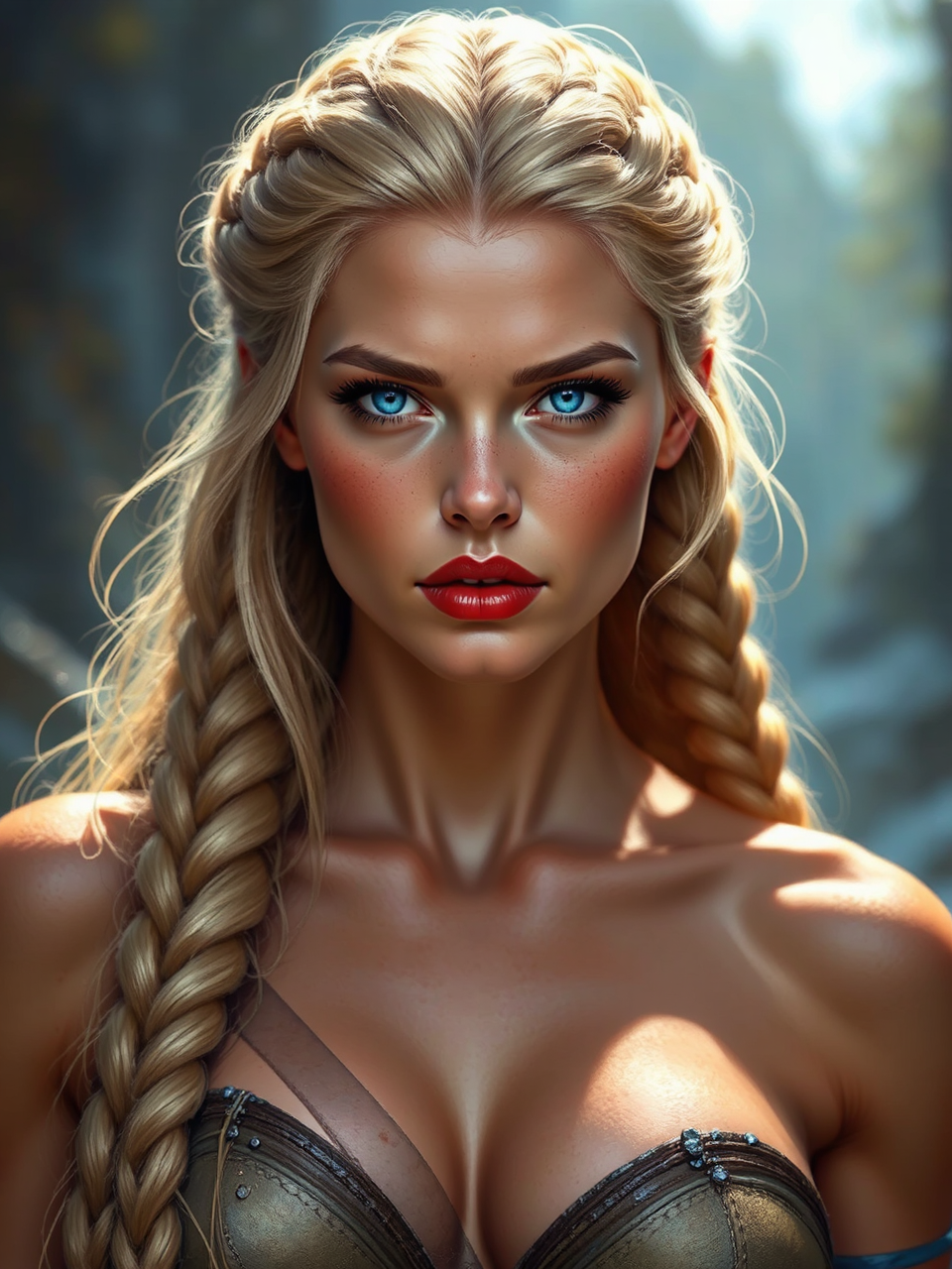 Portrait of confident female