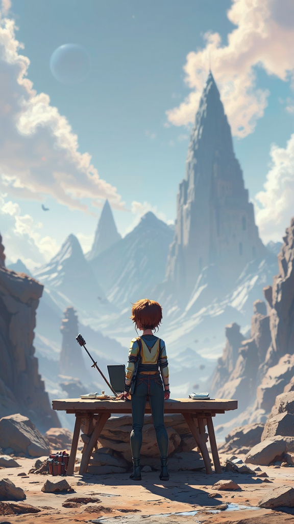 Sci-fi workshop with digital
