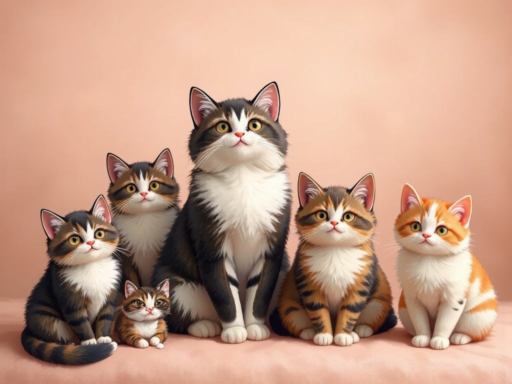 A collection of kittens.