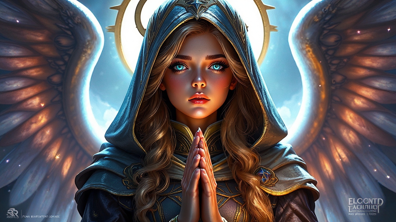 A noble, angelic priestess
