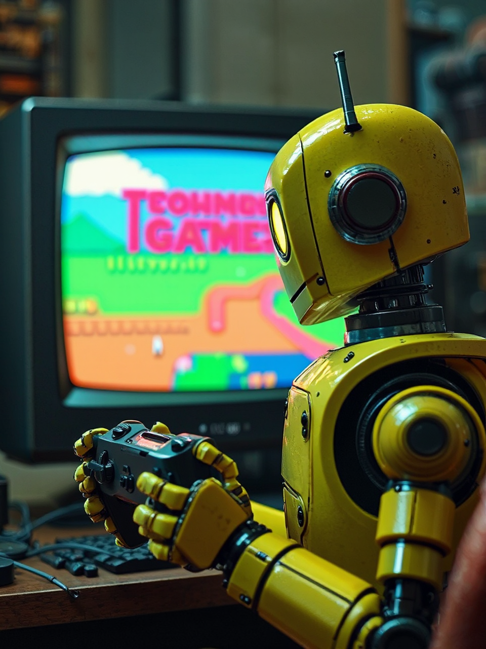 Robot codes with gaming