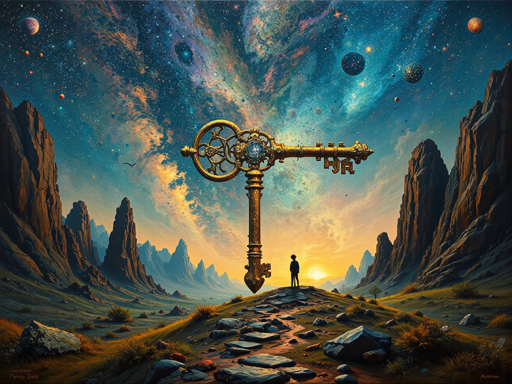 A surreal cosmic art