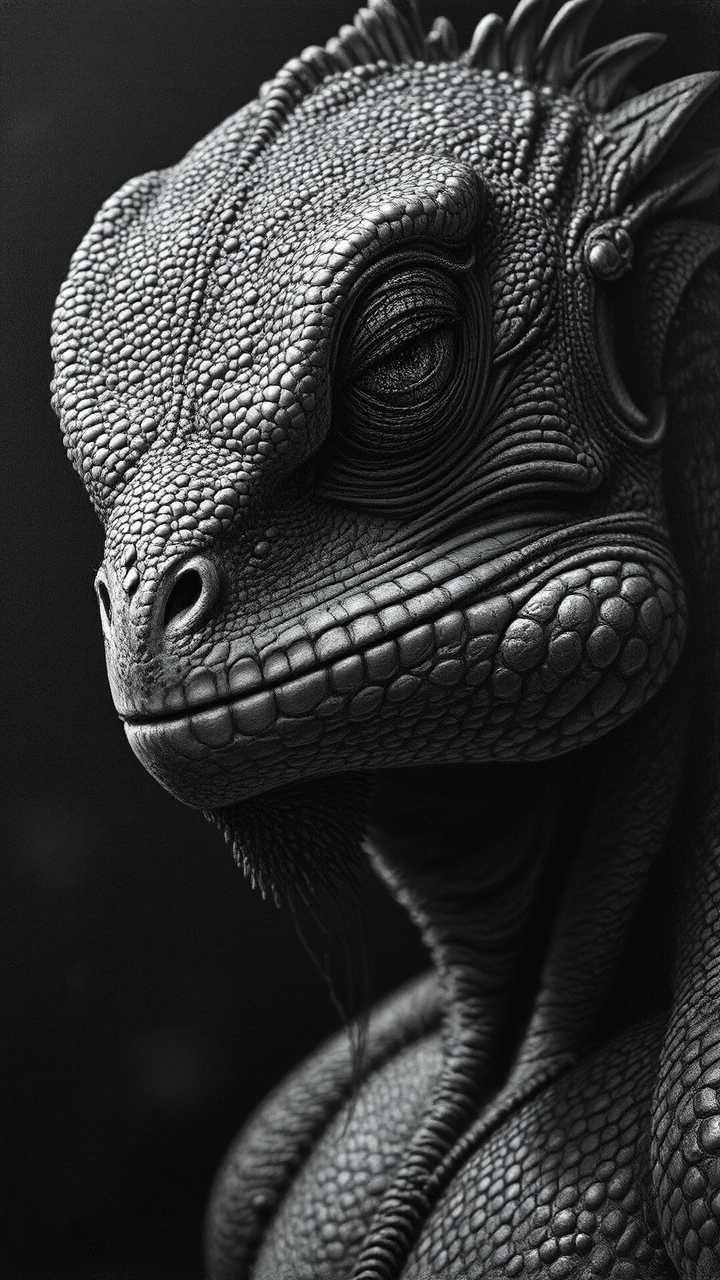 Close-up portrait of a
