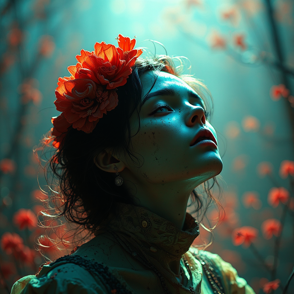 Detailed portrait of a