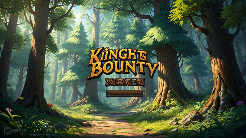 A detailed forest landscape