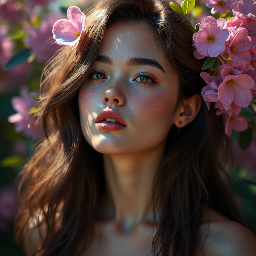 Hyper-realistic portrait of a